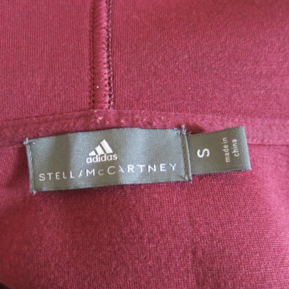 Stella McCartney for Adidas Maroon Hoodie Jacket - Size Small - Picture 5 of 6